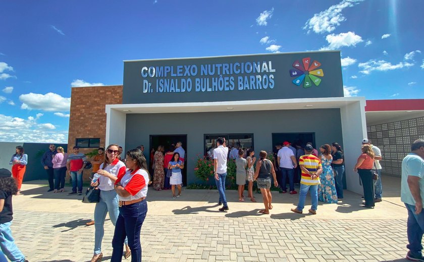 Complexo nutricional é inaugurado em Santana do Ipanema