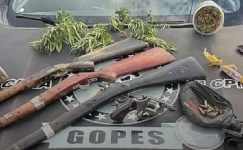 Dois homens são presos por tráfico de drogas em Olho d’Água Grande