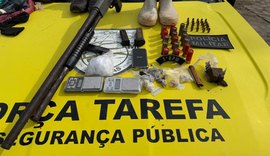 Suspeito de comandar ataques no Mocambo é preso com armas e drogas no Benedito Bentes
