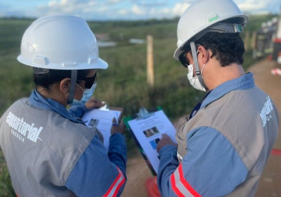 Equatorial realiza manutenção preventiva na rede elétrica da Zona Rural do Benedito Bentes