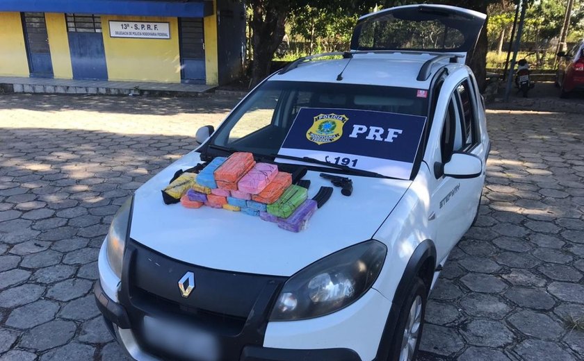 PRF detém homem e apreende drogas e armas no município de Atalaia