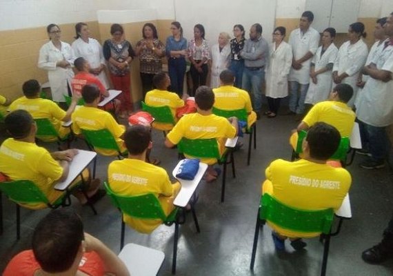 Presídio do Agreste inicia ano letivo com 240 reeducandos matriculados