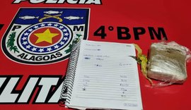 PM prende dois suspeitos de tráfico e outro morre durante troca de tiros no Litoral Norte de Alagoas