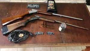 10º BPM apreende duas armas de fogo no município de Belém