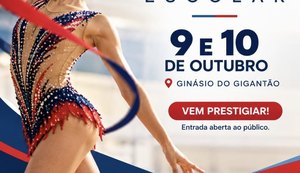Campeonato Escolar de Ginástica Rítmica movimenta o Gigantão nesta sexta e sábado