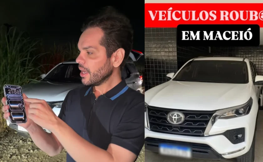 Carro roubado de ex-prefeito reaparece menos de 24 horas