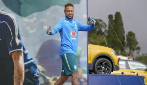 Neymar não viaja com seleção para Cleveland; segue em tratamento