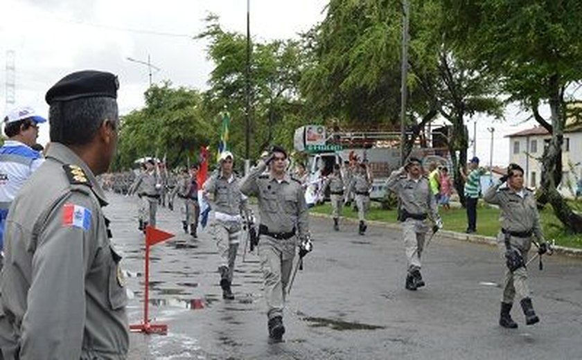 Polícia Militar realiza o 1º treinamento para o desfile do dia 7 de setembro