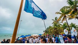 Porto de Pedras recebe certificado de renovação do Selo Bandeira Azul