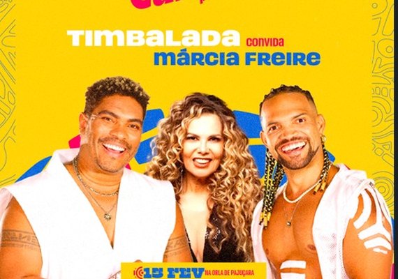 Bloco Caveira recebe Timbalada e Márcia Freire na edição 2025