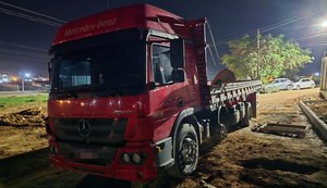 Ação integrada recupera caminhão roubado em Maceió