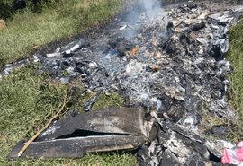 Dois homens morrem em queda de avião em Rio Claro, no sul fluminense
