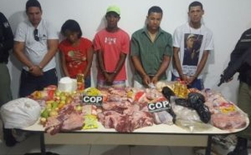 Seis funcionários são presos furtando comida do sistema penitenciário