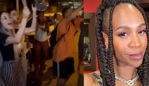 'BBB21': Grupo pede expulsão de Karol Conká com panelaço na frente do Projac