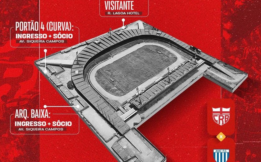 CRB inicia quarta-feira (1) venda de ingressos para a partida contra o Avaí