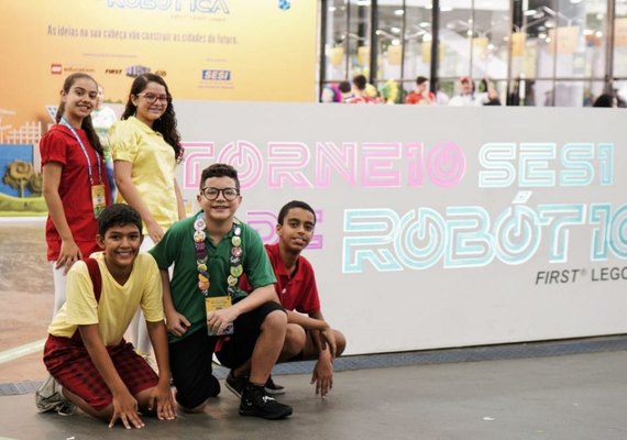 Equipes Sesi/Senai ficam entre melhores do maior festival de robótica do Brasil