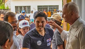 Quebrangulo vive um sábado de intensa movimentação política com presença de filho de Arthur Lira