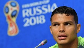 Zagueiro Thiago Silva posta mensagem sobre tristeza da eliminação da seleção