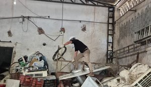Operação Curto-Circuito: Polícia Civil realiza operação contra ferros-velhos que compram fios e cabos roubados em Maceió