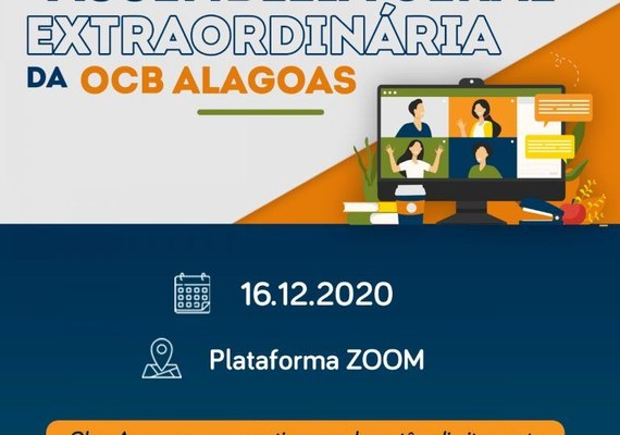 Pautas da Assembleia Geral Extraordinária da OCB/AL são aprovadas por unanimidade