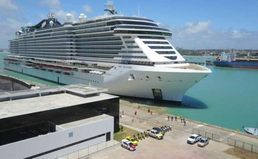 Maceió recebe segundo navio da temporada nesta quinta-feira (23)