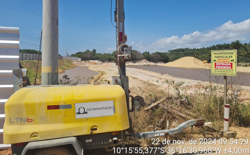 Moradores pedem ao MPF suspensão de extração de areia no município