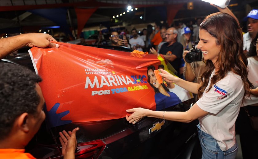 Marina JHC inicia pré-candidatura com grande adesivaço e apoio popular em Maceió