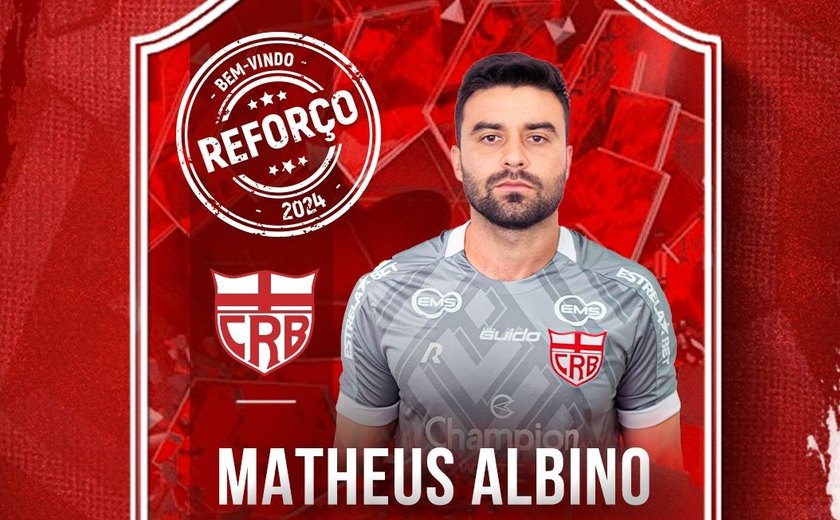 CRB contrata goleiro Matheus Albino e renova com Fábio Alemão e Saimon