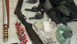 Operação conjunta apreende quatro armas em Girau do Ponciano