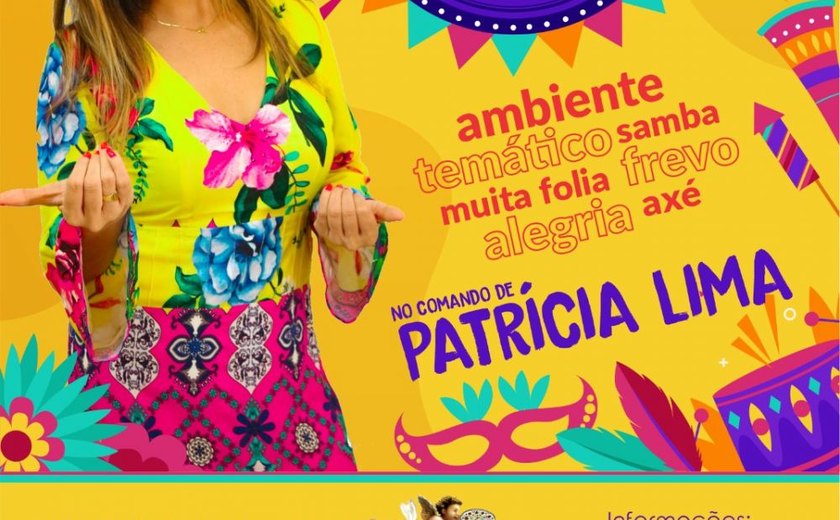 Esquenta Santorégano de Carnaval com Patrícia Lima na sexta-feira (31)