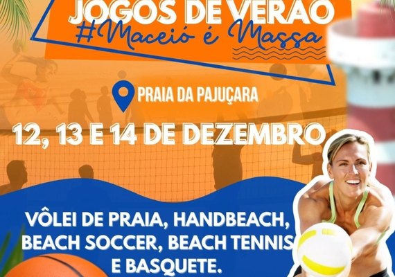 Jogos de verão começam neste final de semana na Pajuçara