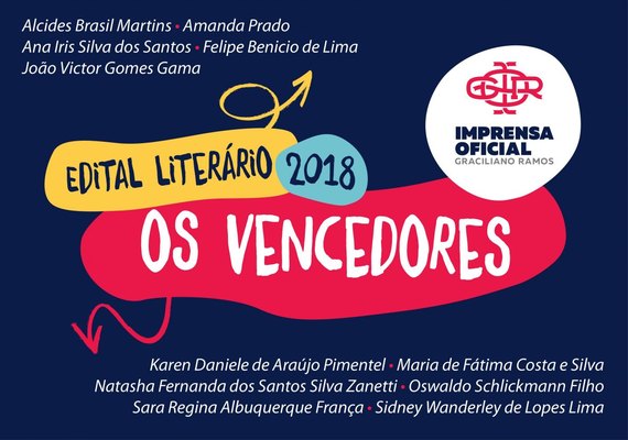 Imprensa Oficial divulga vencedores do Edital Para Publicação de Obras Literárias 2018
