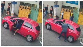 Mãe se desespera após homem roubar carro com bebê de 2 meses dentro