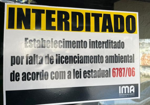 Após visita, clínica de tratamento de animais é interditada em Maceió