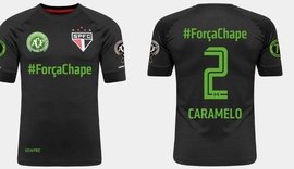 São Paulo divulga uniforme especial em homenagem a Chapecoense