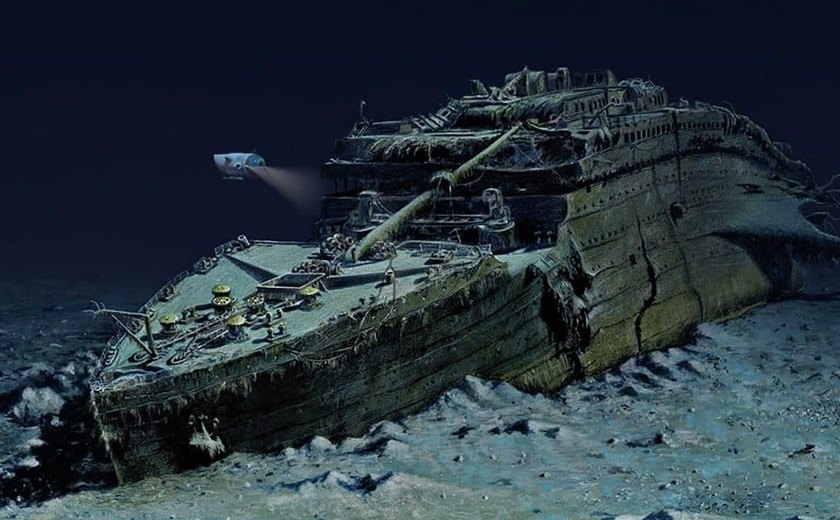 Submarino que levava turistas para ver o Titanic desaparece
