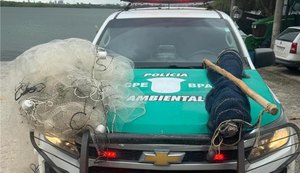 Polícia apreende armamentos, animais silvestres e equipamentos de pesca predatória