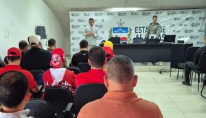 Ministério Público participa de reunião e apresentação de plano operacional para jogo entre CRB e Santos