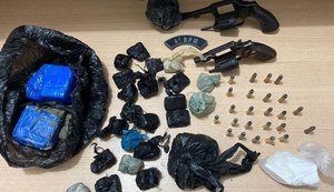 Ação integrada entre PC e PM prende homicida e traficante em Maceió