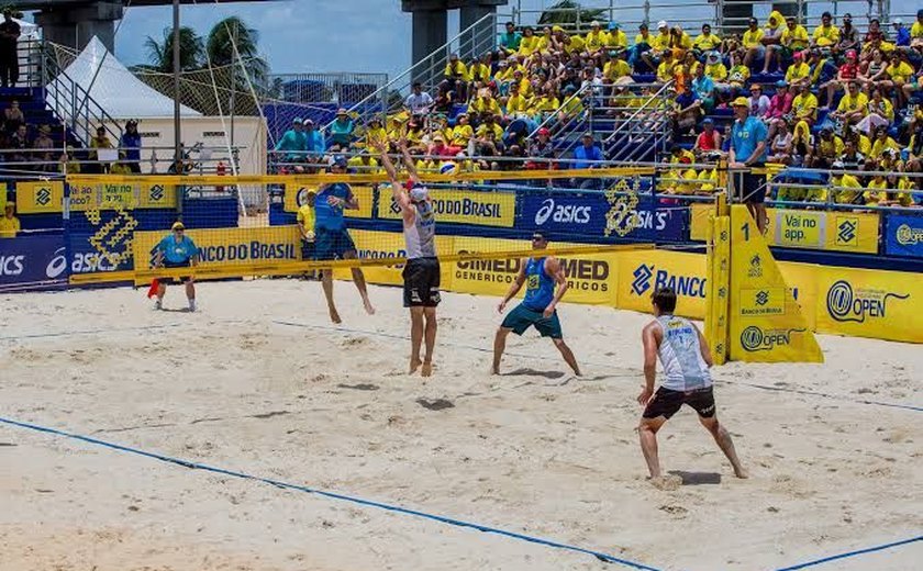 Maceió sedia Circuito Brasileiro de Vôlei de Praia em fevereiro