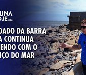 Povoado da Barra Nova continua sofrendo com o avanço do mar