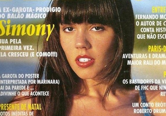 Simony fala sobre ensaio nu na Playboy aos 18 anos