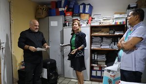 MP/AL inspeciona Delegacia do 25º Distrito da Capital e constata estrutura precária, equipe reduzida e investigações prejudicadas