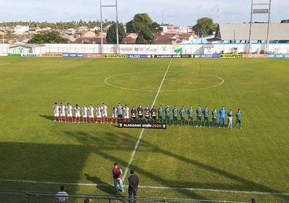 Coruripe perde pênalti e empata com o CEO pelo Campeonato Alagoano