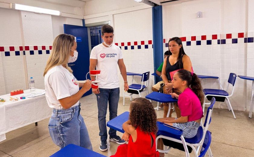 Corações da Paz nas Escolas retoma atividades com atendimentos no Vergel e Benedito Bentes