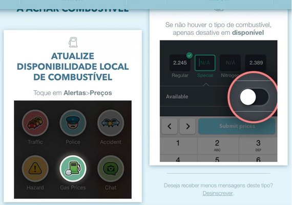 Atualização do Waze pede que brasileiros informem onde tem combustível