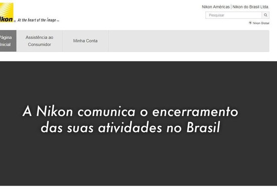 Nikon comunica encerramento das atividades no Brasil