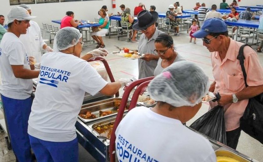 Restaurante Popular fecha nesta segunda, Dia do Trabalhador