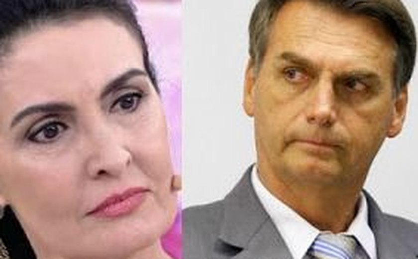 Jair Bolsonaro acusa Fátima Bernardes de defender bandidos em seu programa