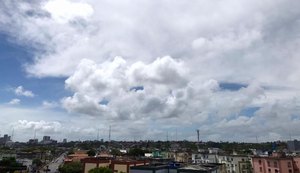 Final de semana deve ter tempo seco e sol entre nuvens no Estado de Alagoas